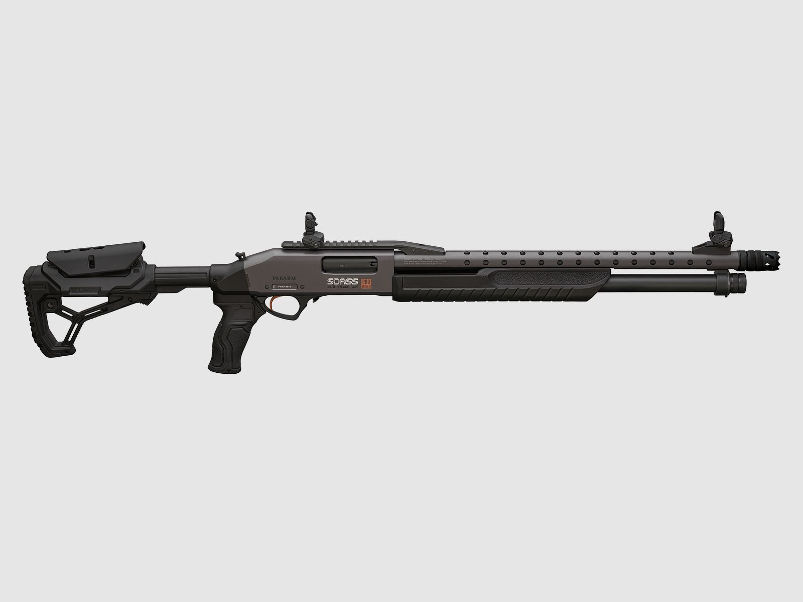 Fabarm SDASS Pro Telescopic Stage 2, Kaliber 12/76 || Vorderschaftrepetierflinte