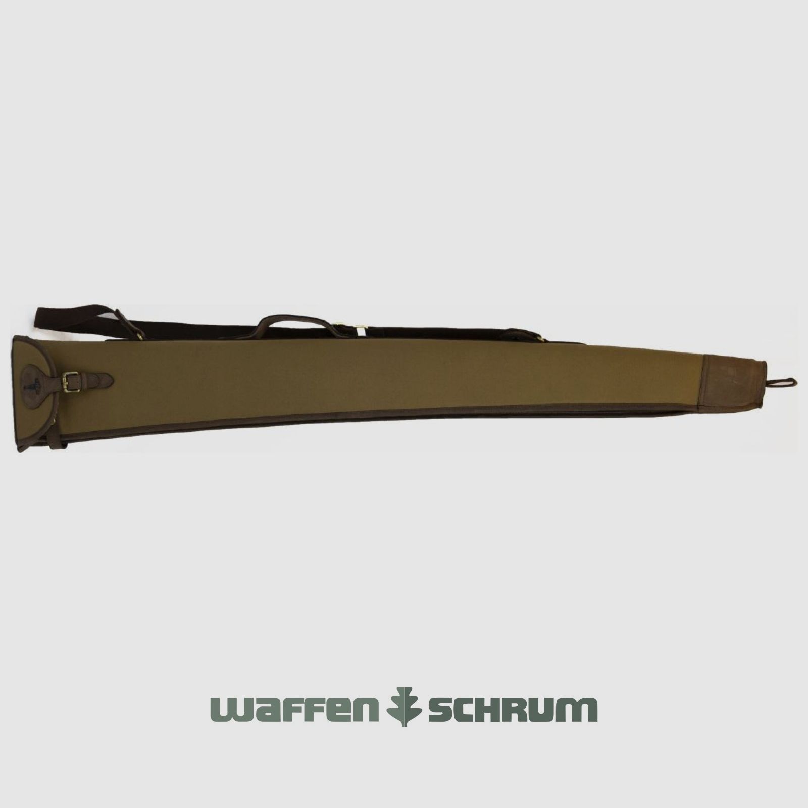 Mjoelner Funda de Caza para Escopeta Valhalla 134cm - Arena/Marrón Forro de Piel de Cordero