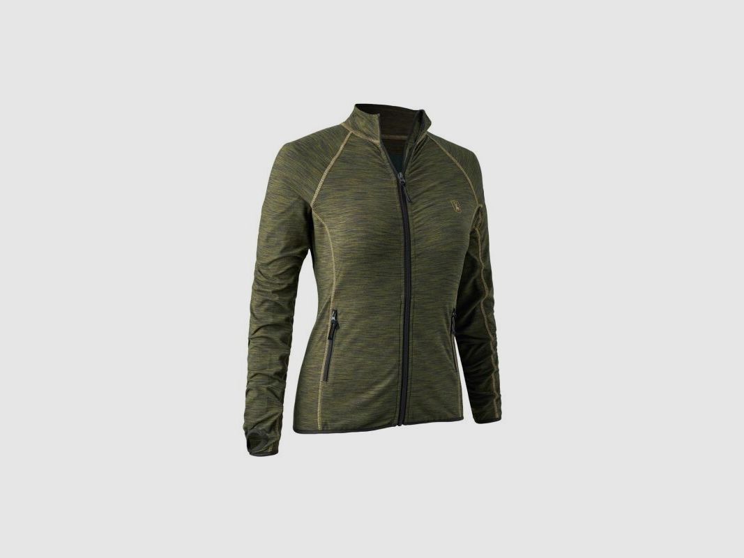 Deerhunter Lady Insulated Fleece Jacke Green melange 36