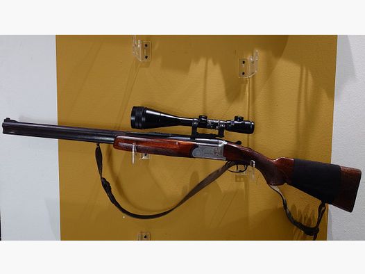 CHURCHILL BBF - BOCKBÜCHSFLINTE 7x65R - 12/70 + CENTAUR 4-12x56 LA