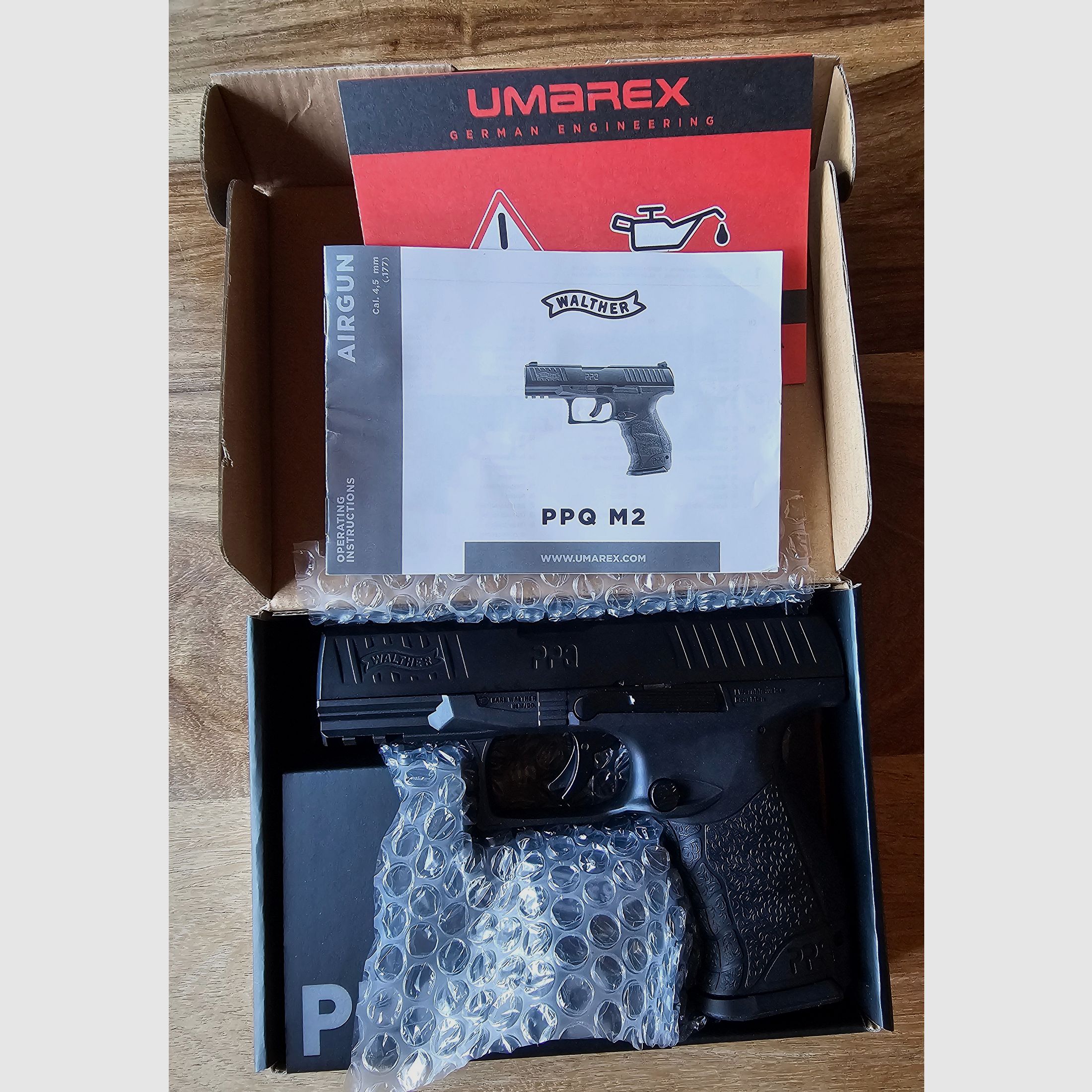 Walther PPQ M2 4,5 mm Diabolo CO2 schwarz