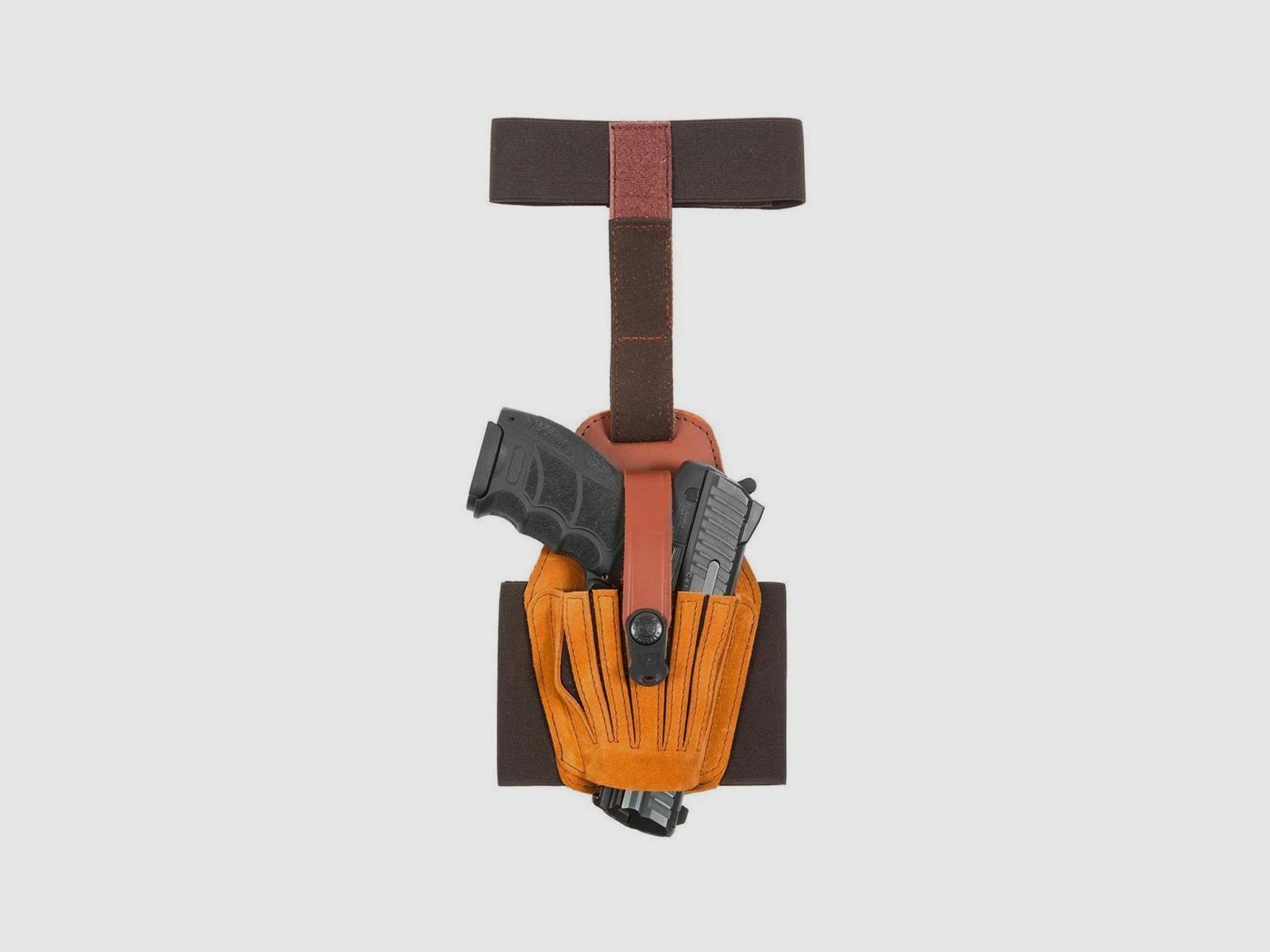 CCW Wildleder Knöchelholster Glock 26/42, Walther TPH/PP/PPK/PPS, Zoraki 906, HW 94 Alle Compact und Subcompact