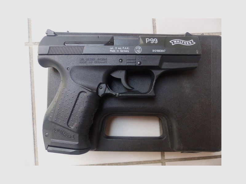 WALTHER P99 with magazine unfired