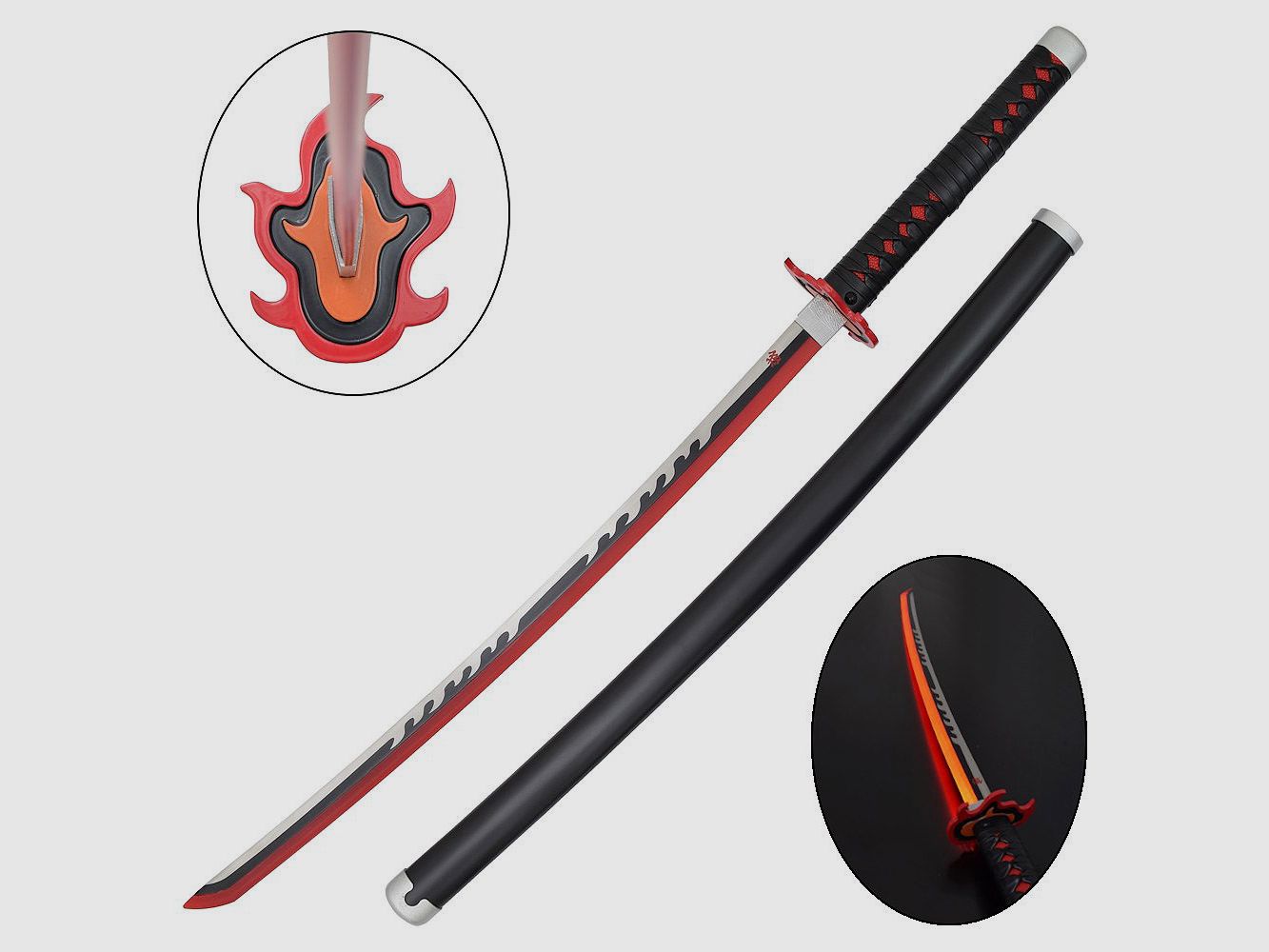 Katana LED Lichtschwert Kamado Tanjirou