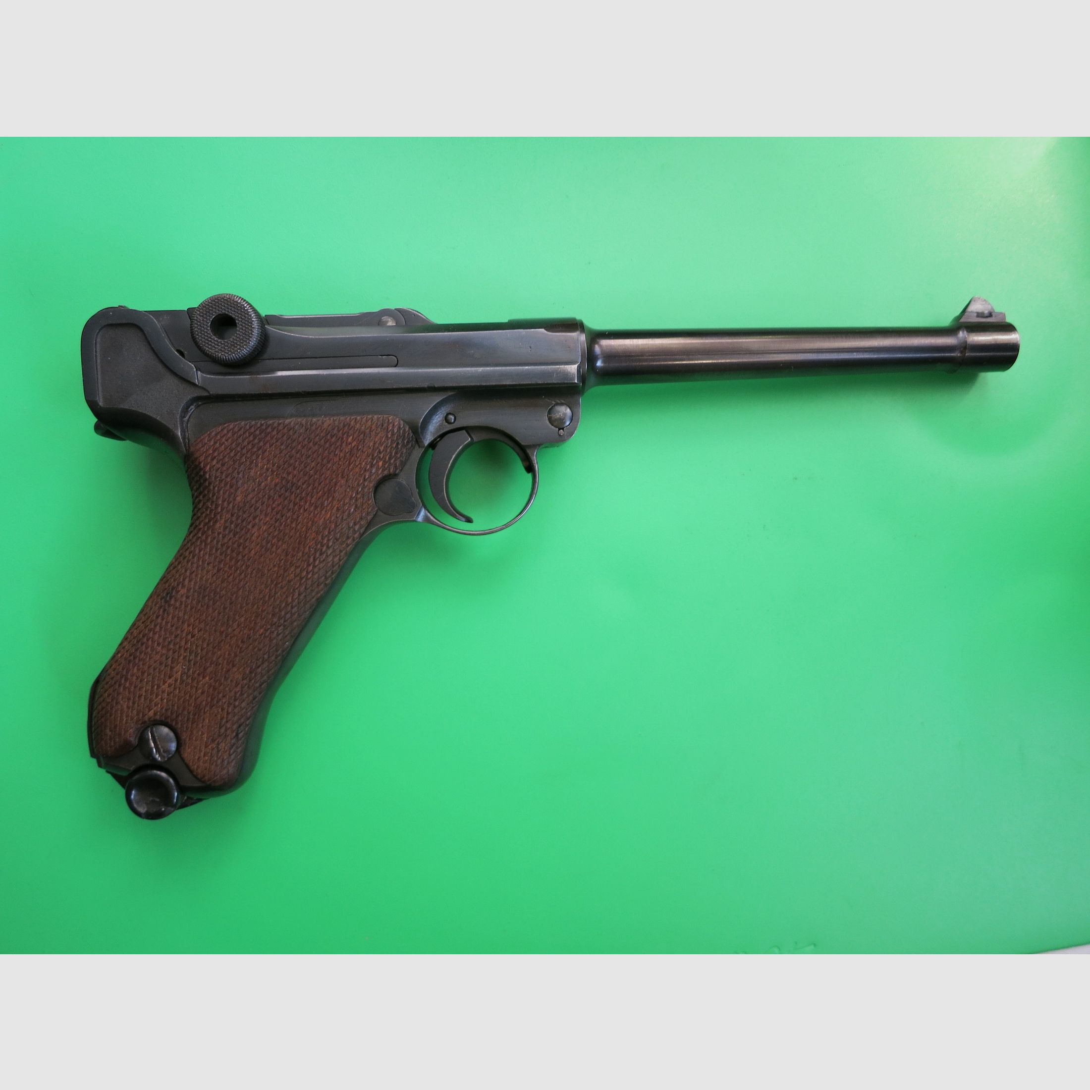 Mauser Oberndorf 42 byf 1937, Pistol 08 P08, 9 mm Luger, WaA, revised!     #78, image 1 of 14