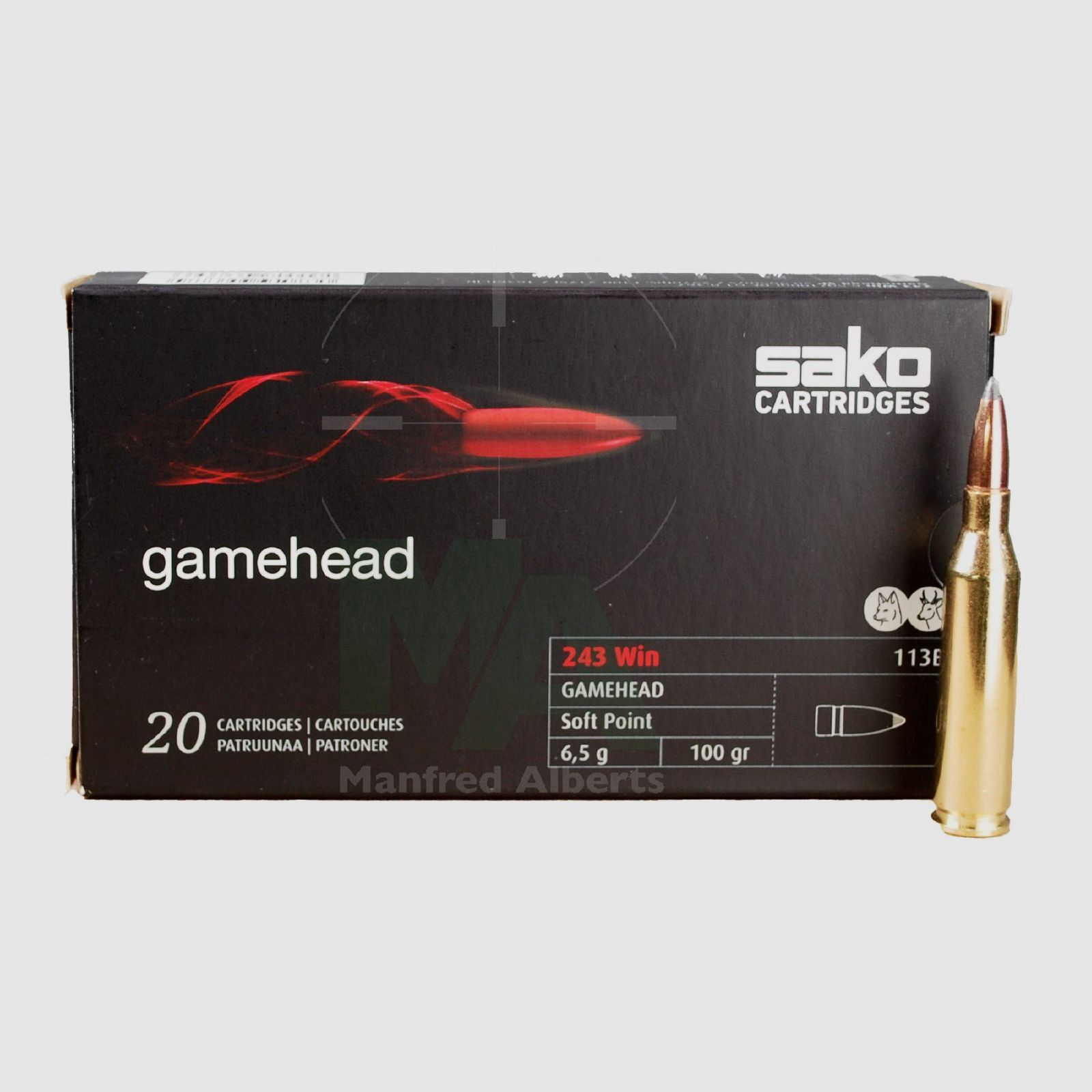 Sako Gamehead SP 6,5g - 100gr .243Win
