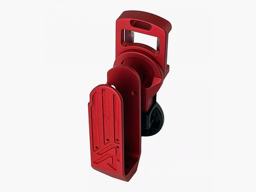 DAA Flex Holster RH Aluminum Assembly (without insert block and inlay) Red