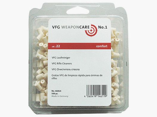 VFG nettoyeurs de canons rayés calibre 8 mm, 500 pièces