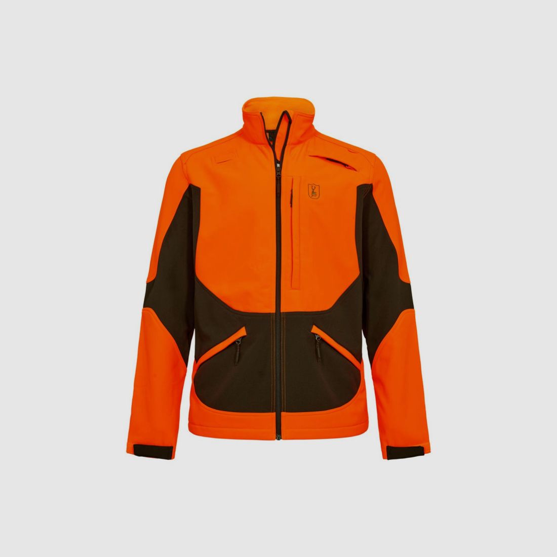 Softshelljacke Rogaland Orange/Grün - Zertifiziert EPI CAT II, Bild 2 von 9