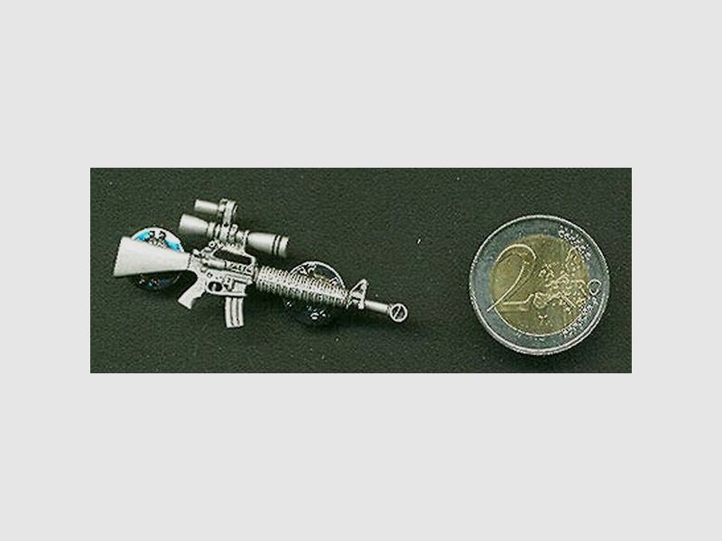 US-M16 Sturmgewehr Sniper-Version als Metall-Anstecker