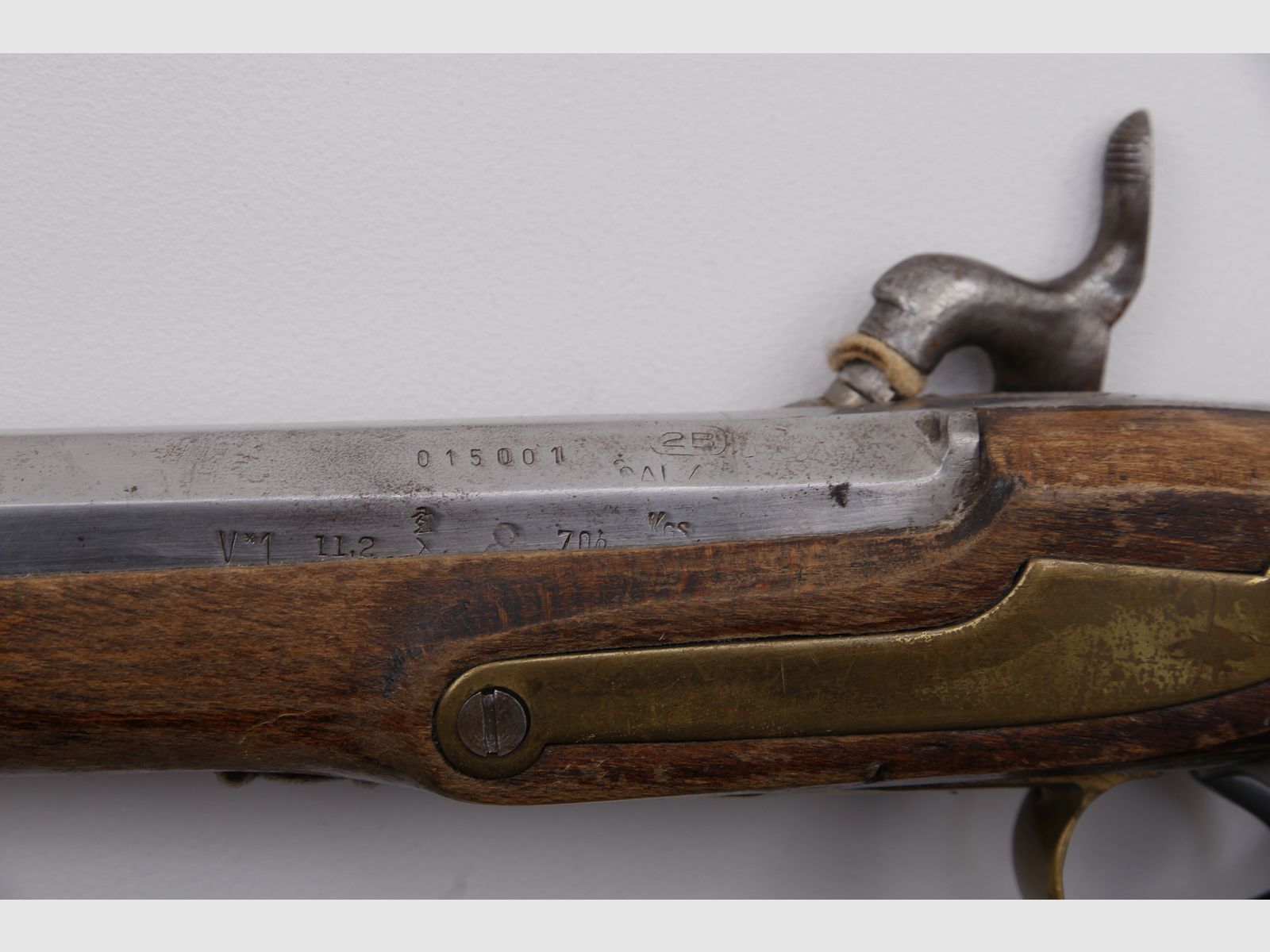 Vorderlader Perkussionspistole Kal. 11,2 mm Schwarzpulver Italien