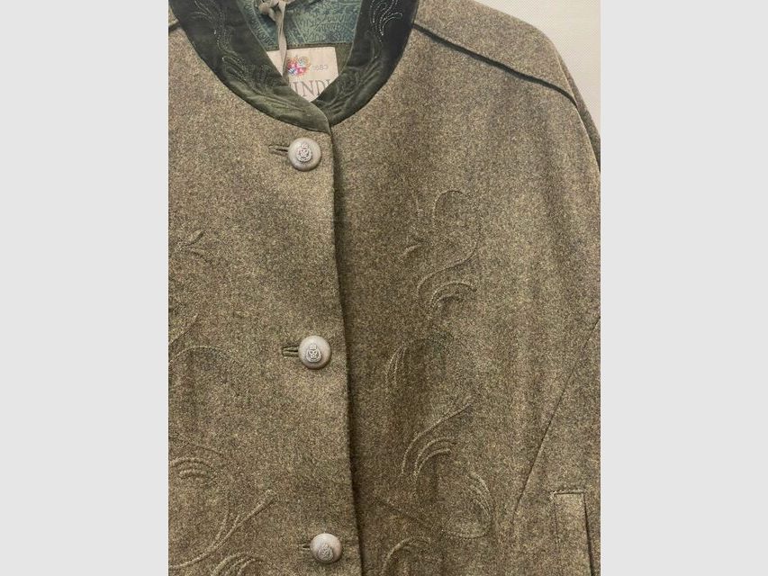 Meindl Trachten Blouson Ophelia en laine vierge olive, image 3 sur 3