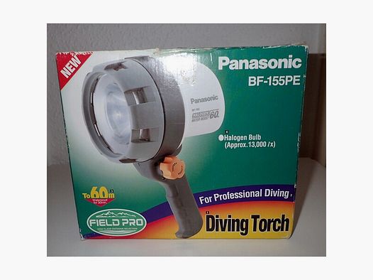Taschenlampe, Outdoor, Unterwasser, Panasonic BF-155PE, neu!