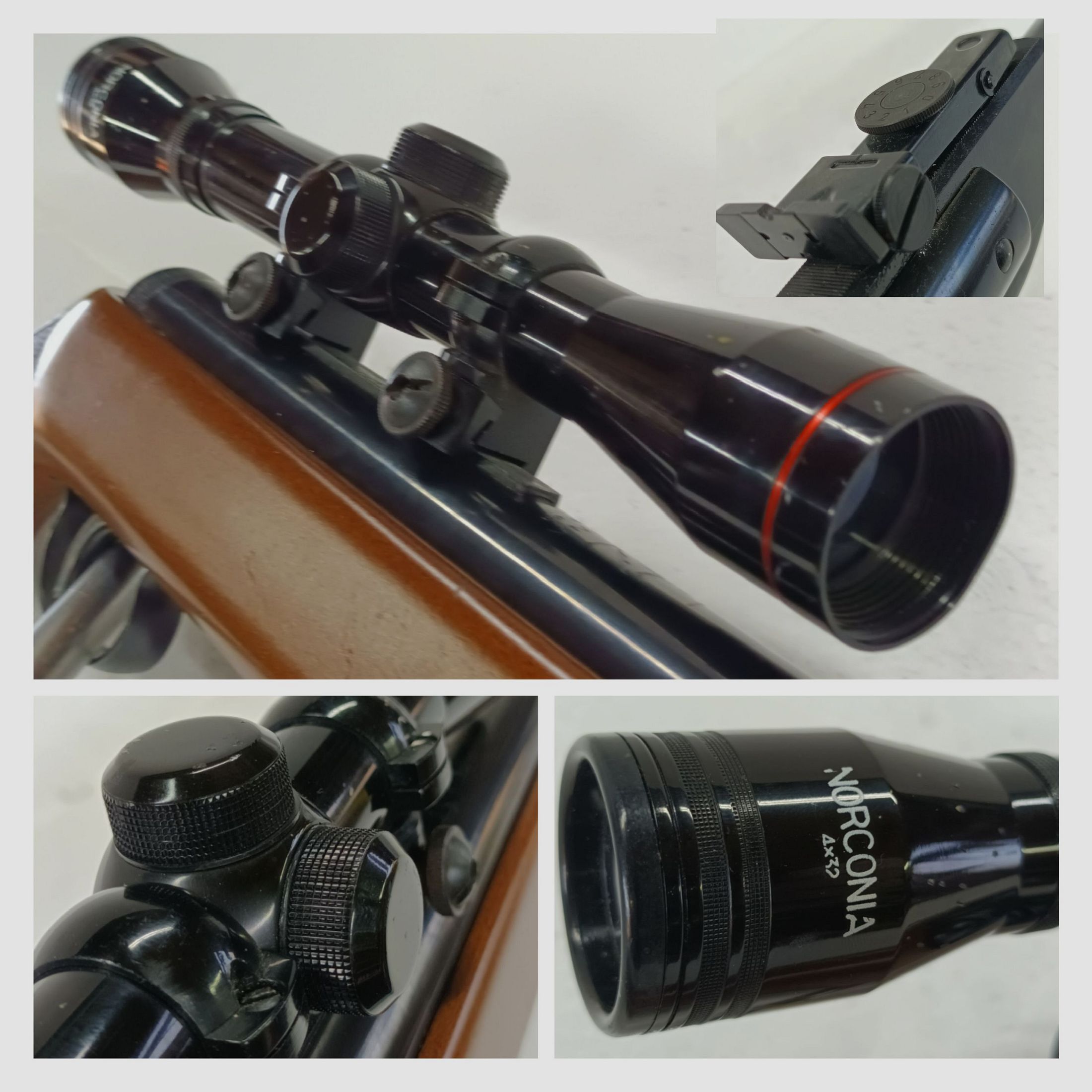 DIANA LG35 - carabina ad aria compressa - calibro 4,5mm(.177) incl. cannocchiale NORCONIA 4x32 - TOP, immagine 4 di 6