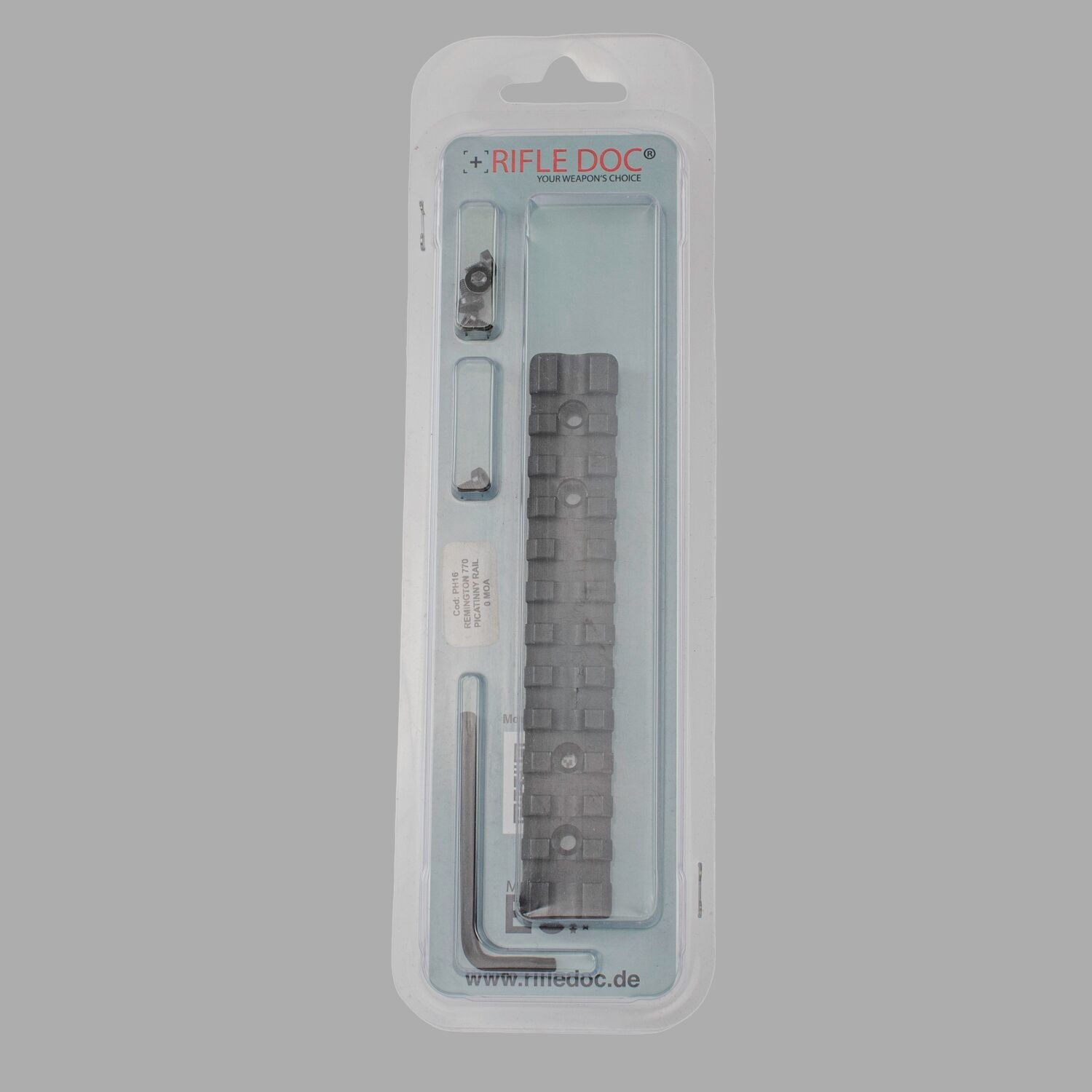 Rifle Doc Picatinny Weaver RAIL voor REMINGTON 700 LA (Long Action) | HAENEL JÄGER 10 | HOWA 1500 LA | SAUER 101 | SAUER 100 | MAUSER 18 | CZ 600 Range / Lux