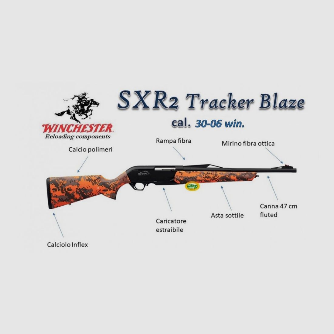 WINCHESTER SXR2 TRACKER BLAZE Kal.30-06 win