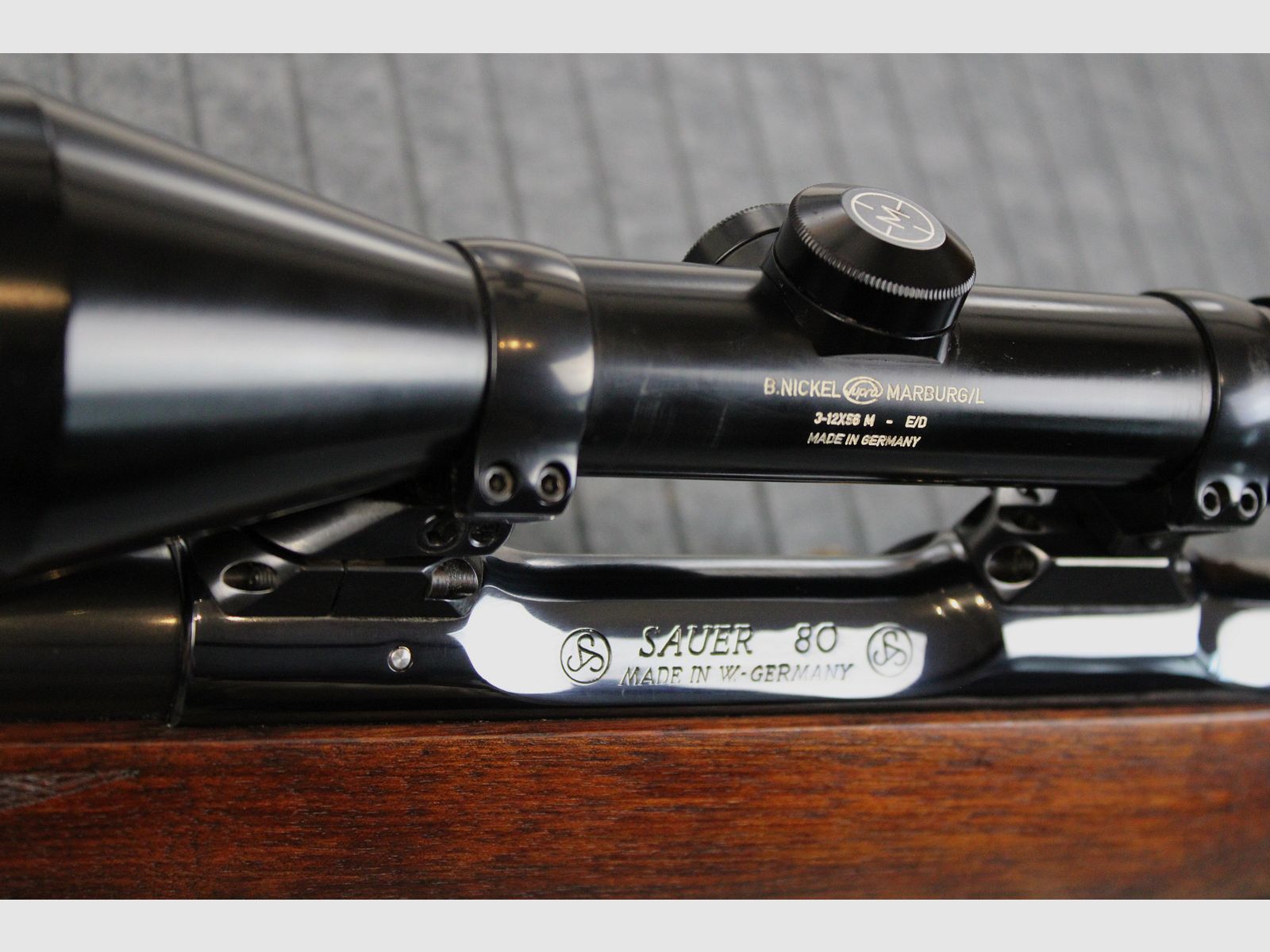 Sauer 80 6,5X68 - 3-12X56 Nickel