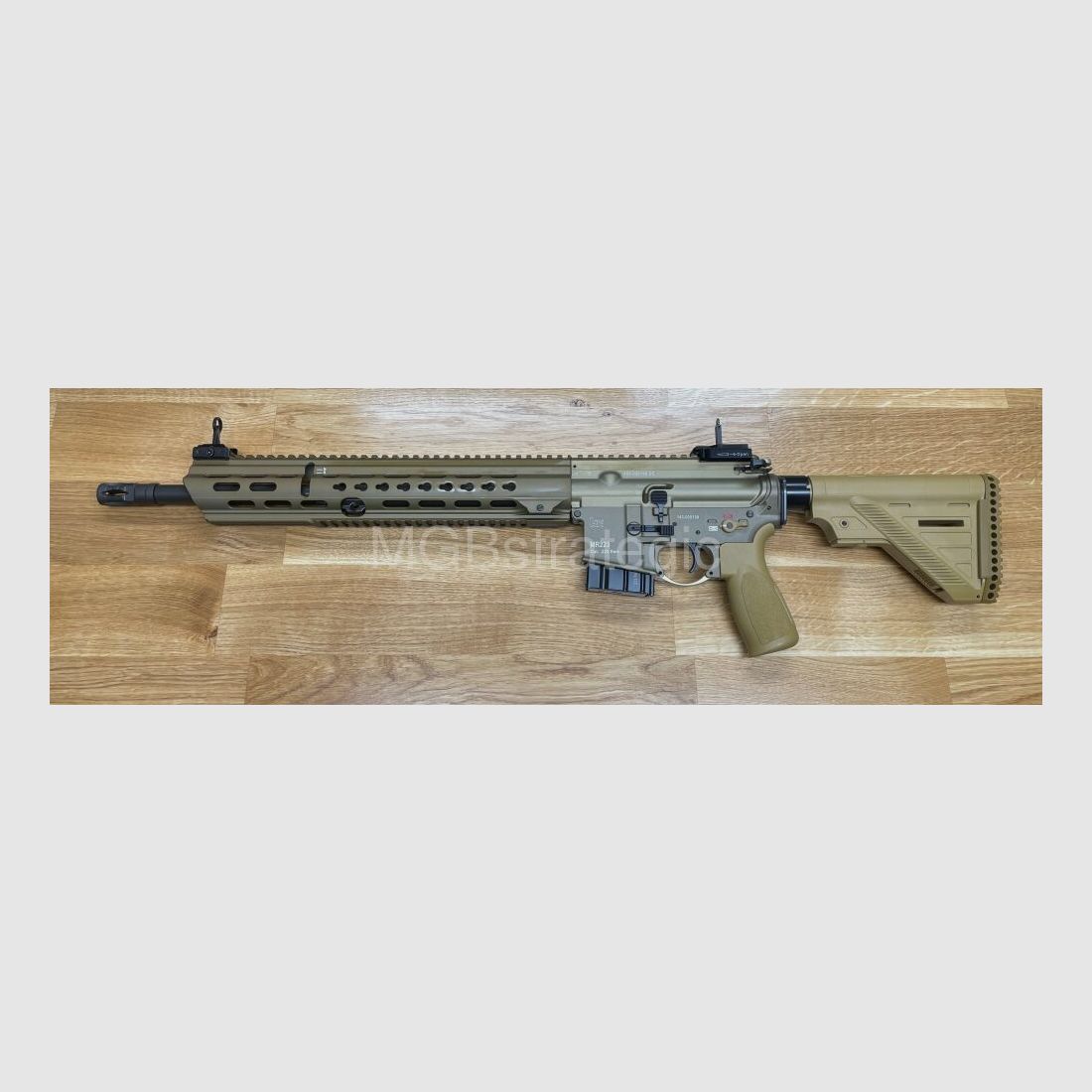 Heckler & Koch MR223 A3 Slim-Line 16,5" Lauf - halbautom. Büchse .223Rem langer Handschutz - Farbe sandfarben - sportlich zugelassen!