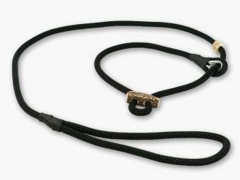 Mystique® Field trial moxon Lijn 8mm 150cm zwart met hoornstopper