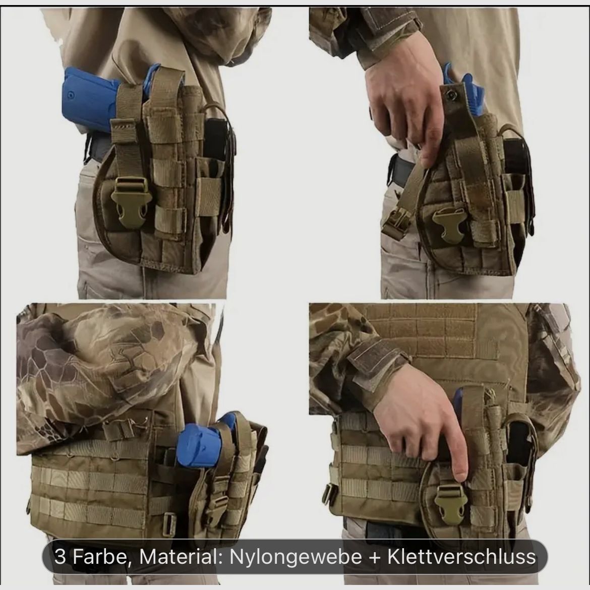 Holster Pistolen/Schreckschuss mit Getrenntem Magazin Halterung NEU