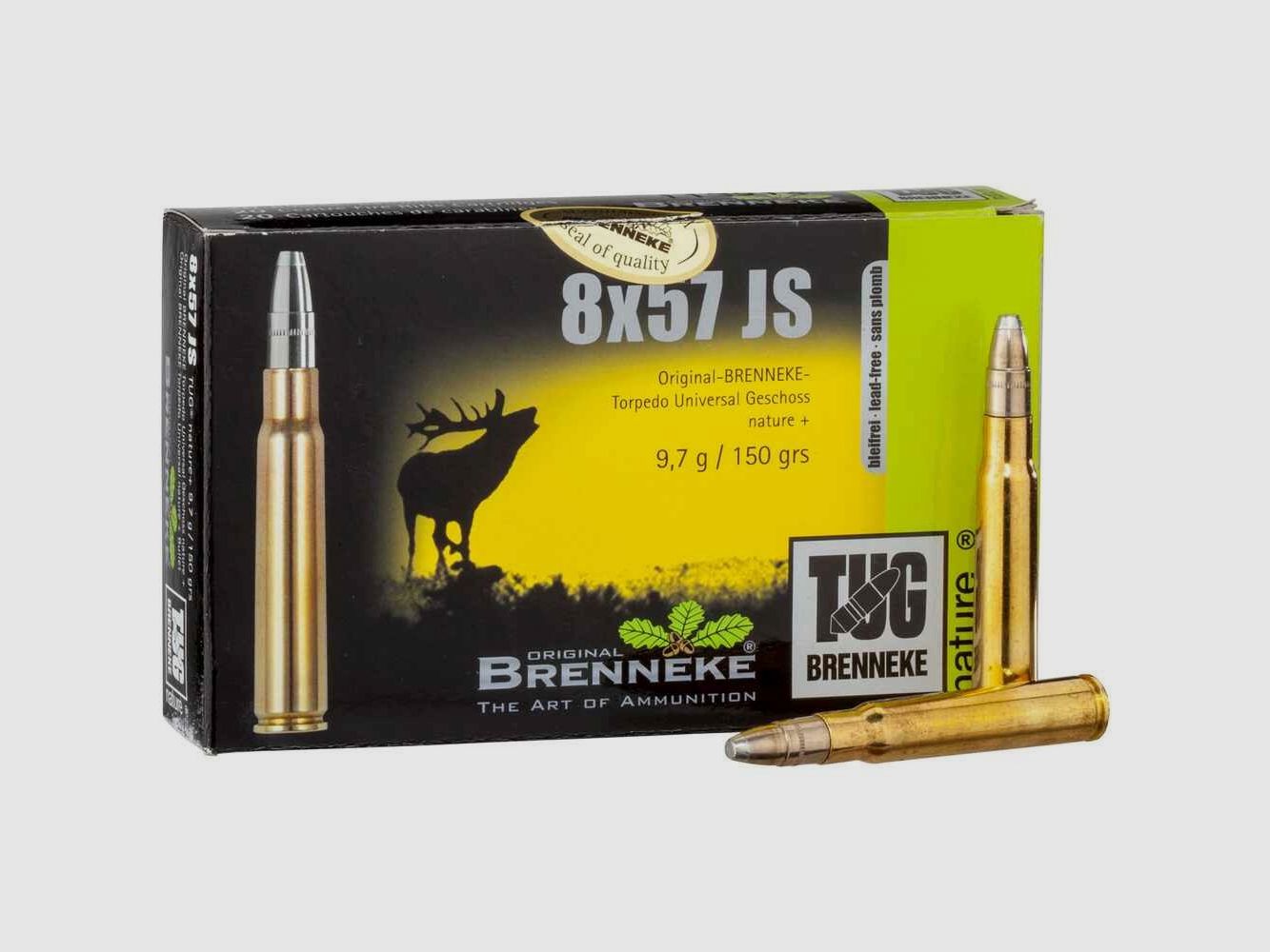 8x57 IS TUG nature+ 9.7g/150grs. Brenneke