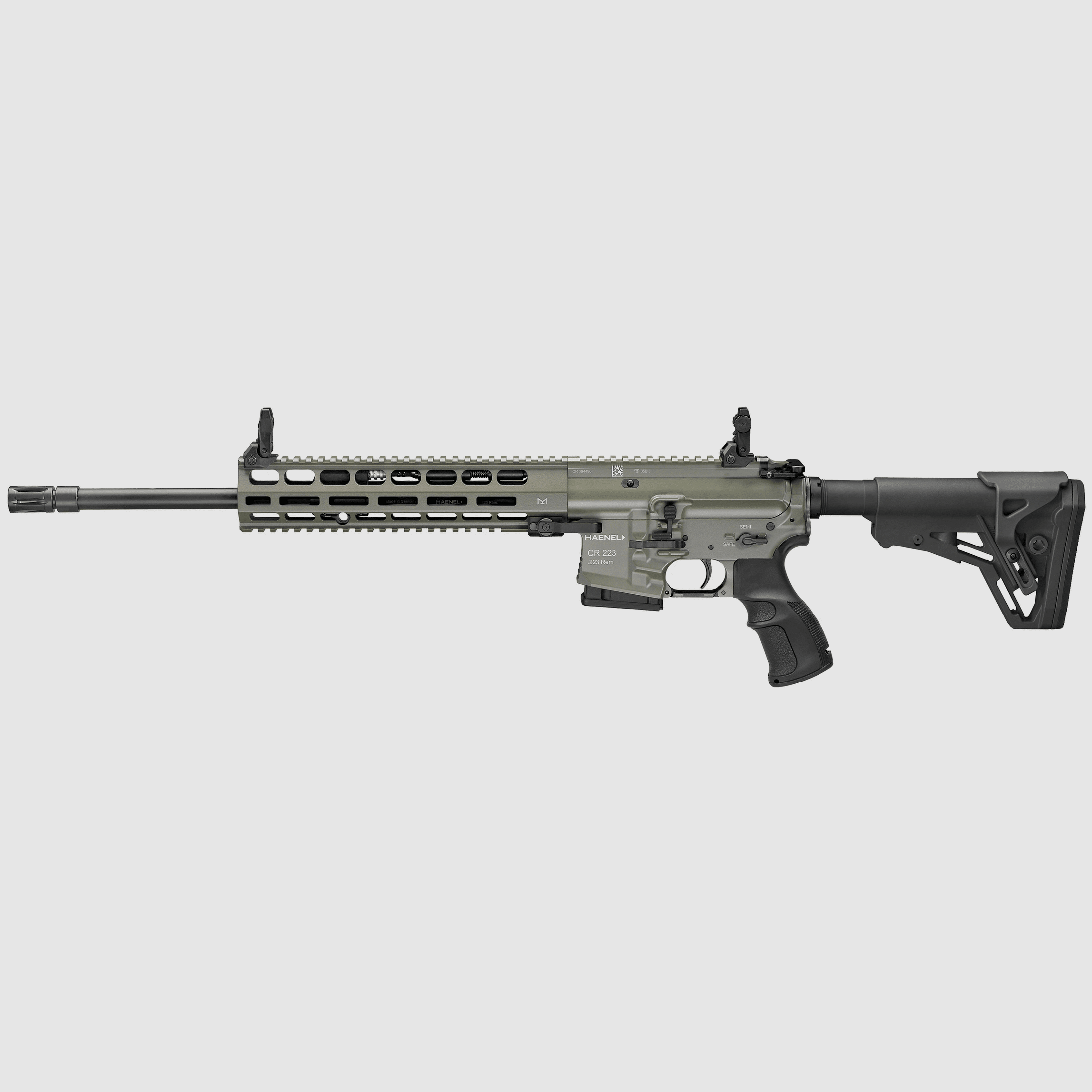 Haenel CR223 M-Lok oliv – Matchabzug – 16.5″ / .223 Rem., Bild 2 von 2
