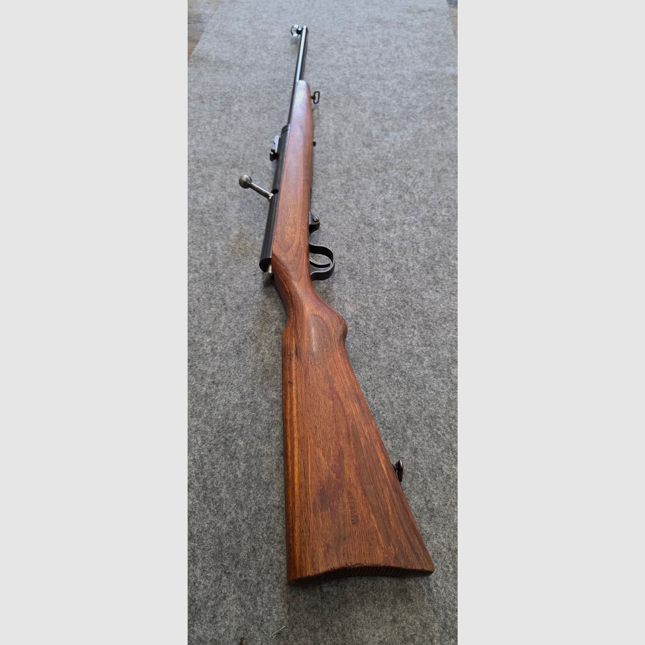 Haenel Mod. 49a z kolbą z drewna warstwowego z 1957 roku w dobrym stanie, samopowtarzalny, nie 310