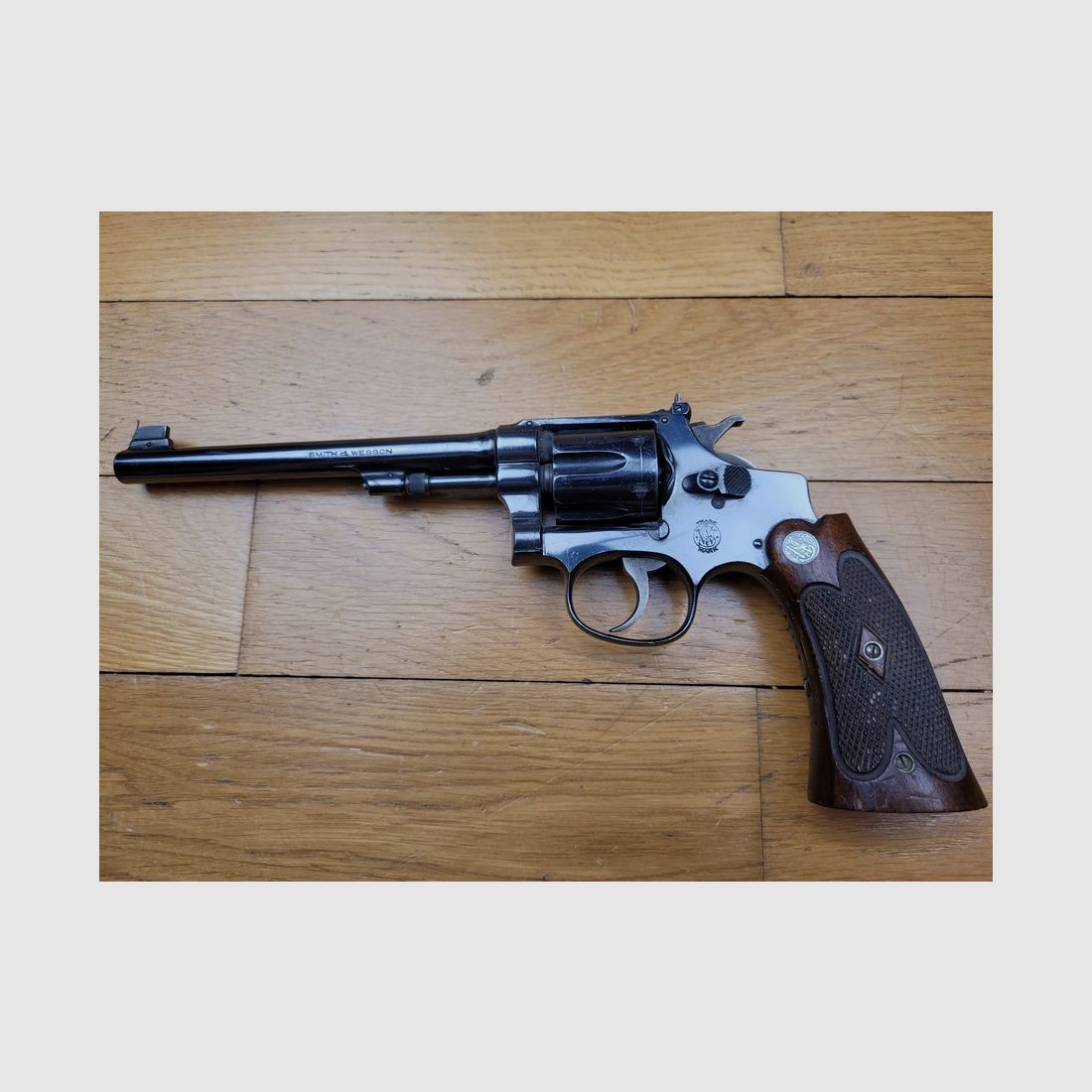 Seltenes Revolver Smith&Wesson 22/32 Heavy Frame Target – Bekeart Modell – 22LR – ca. 1928 – Top Zustand!, Bild 2 von 22
