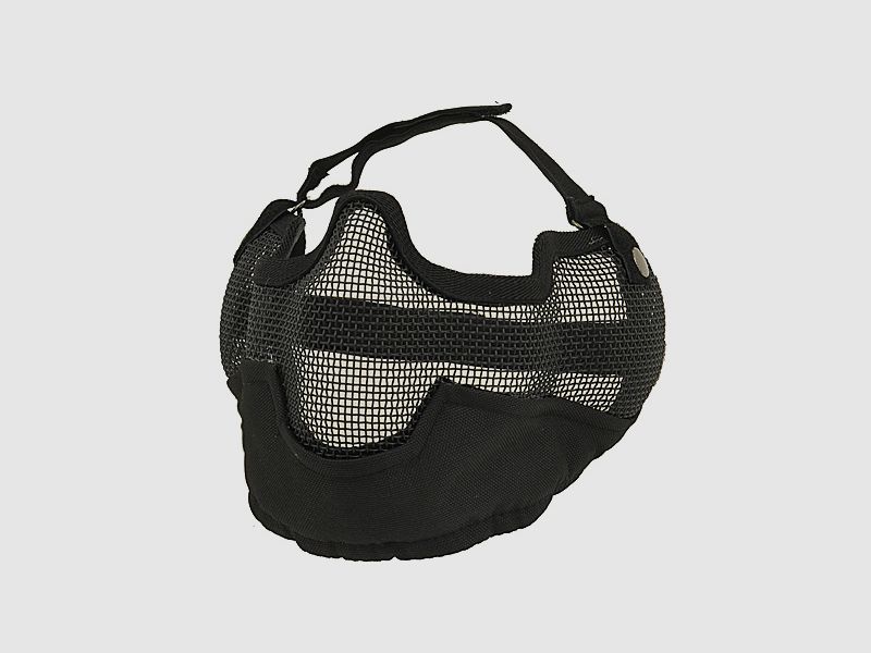 Big steel protective mask V.2 - Black [WOSPORT]