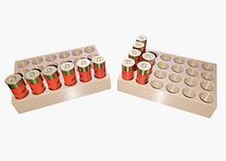 Reloading board for 9 mm, .308 & others – Structured case holder