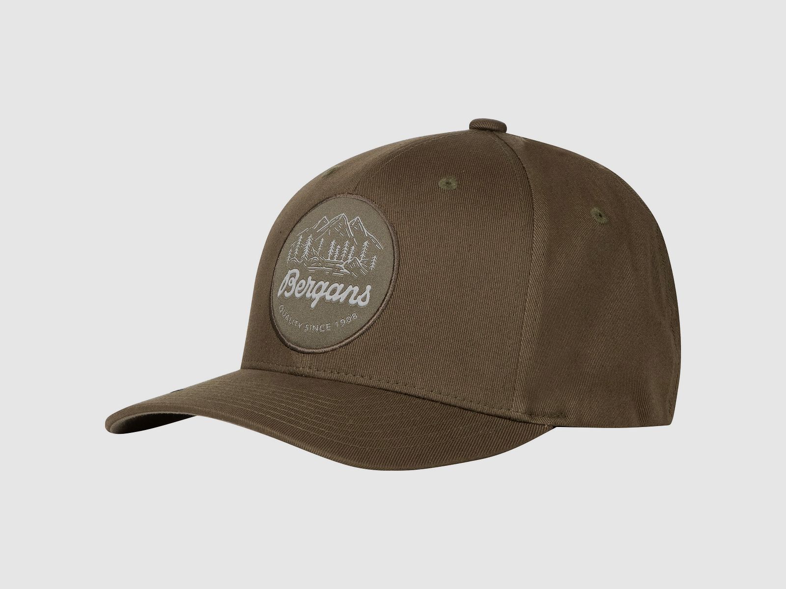 Bergans Nordmarka Epoch Flexfit Cap Green Mud L/XL