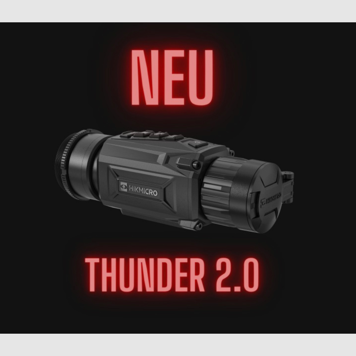 Hikmicro 50-2-083 Clip-On Thunder TE19C 2.0 Wärmebildvorsatzgerät 256x192 Pixel 12µm weniger als 35