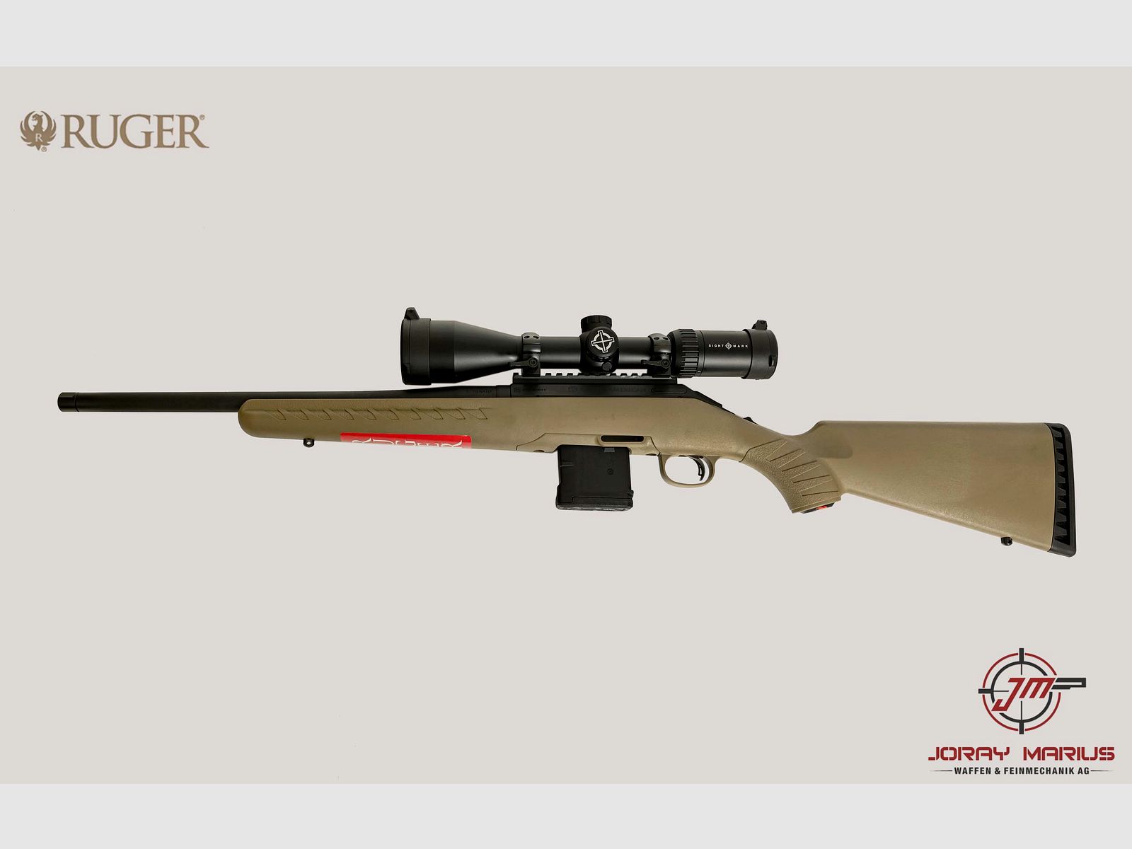 Ruger American Rifle Ranch Repetierer 5.56 NATO mit ZF FDE, Bild 2 von 2
