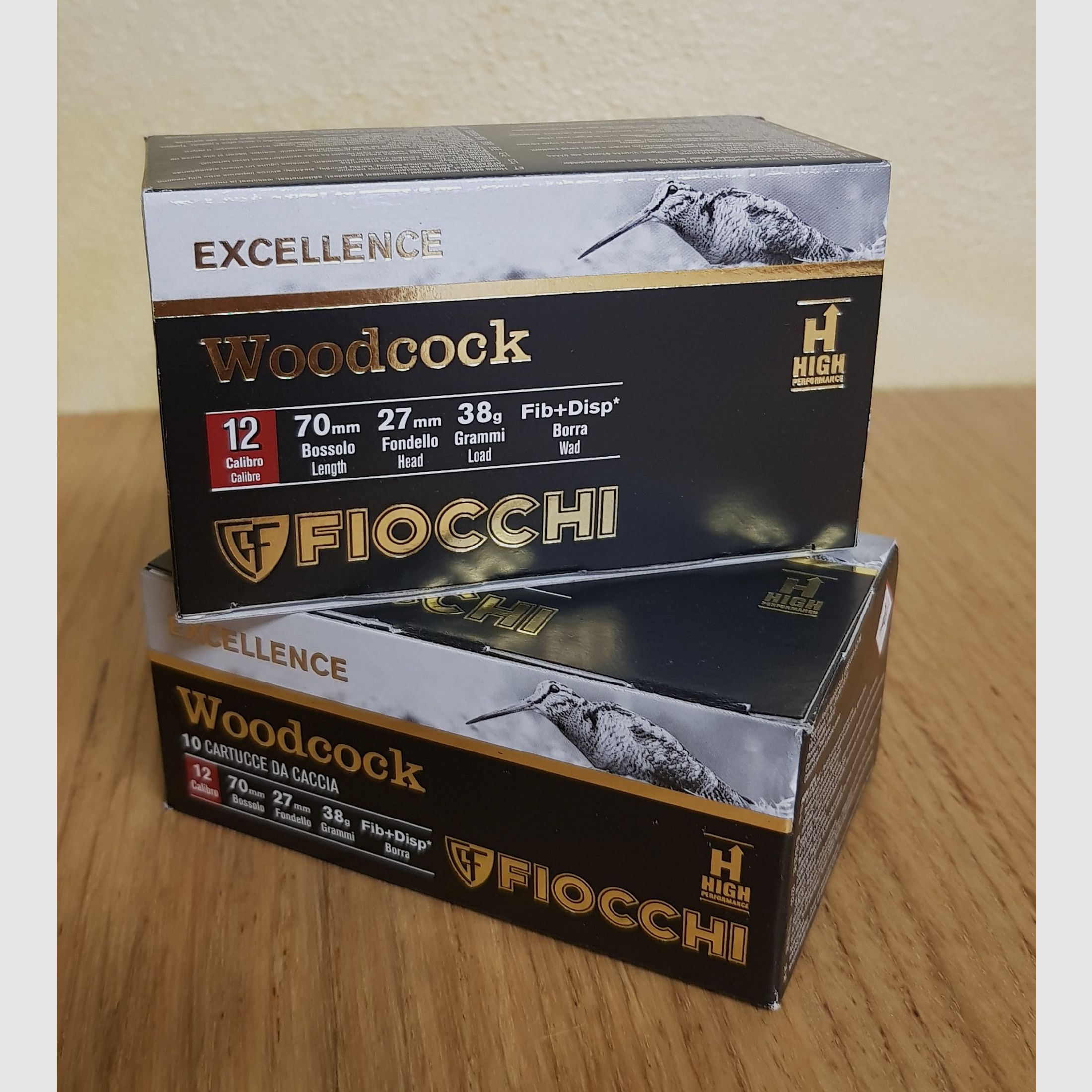 FIOCCHI PATRONEN WOODCOCK EXCELLENCE Kal. 12/70