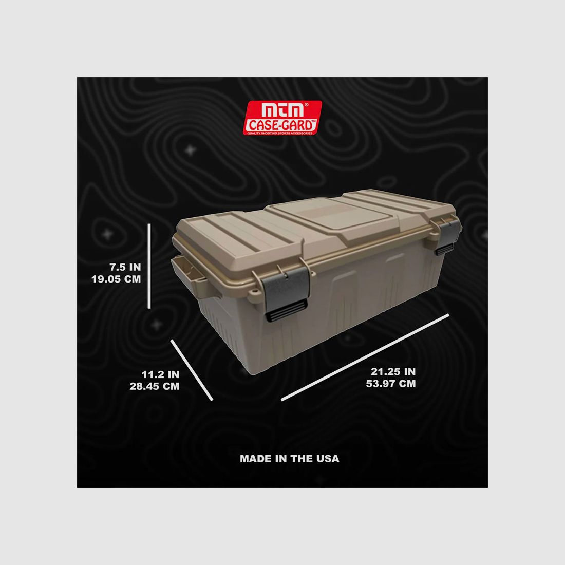 MTM CASE GUARD – ACDC30 DIVIDE AMMO CRATE | Desert Earth, immagine 2 di 7
