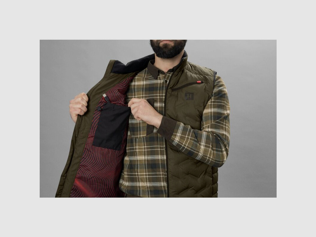 Härkila Herren Weste clim8 Insulated Willow green