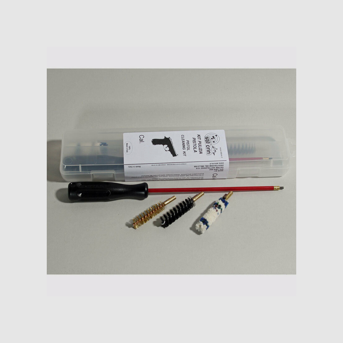 Piezas de ordenanza deporte-caza-ocio caja de limpieza para pistola .22