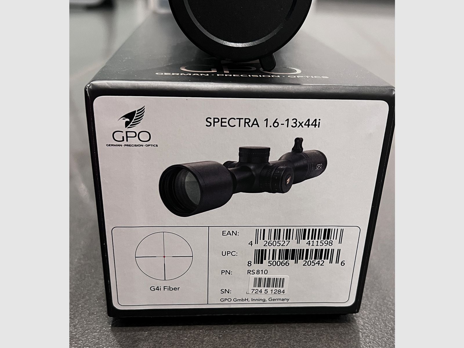 GPO Spectra 1.6-13x44 incl. ballistic turret riflescope - not Zeiss, Schmidt Bender, Leica, Swarovski