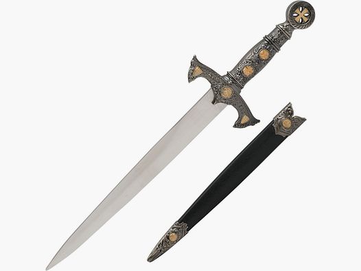 Templar dagger with sheath