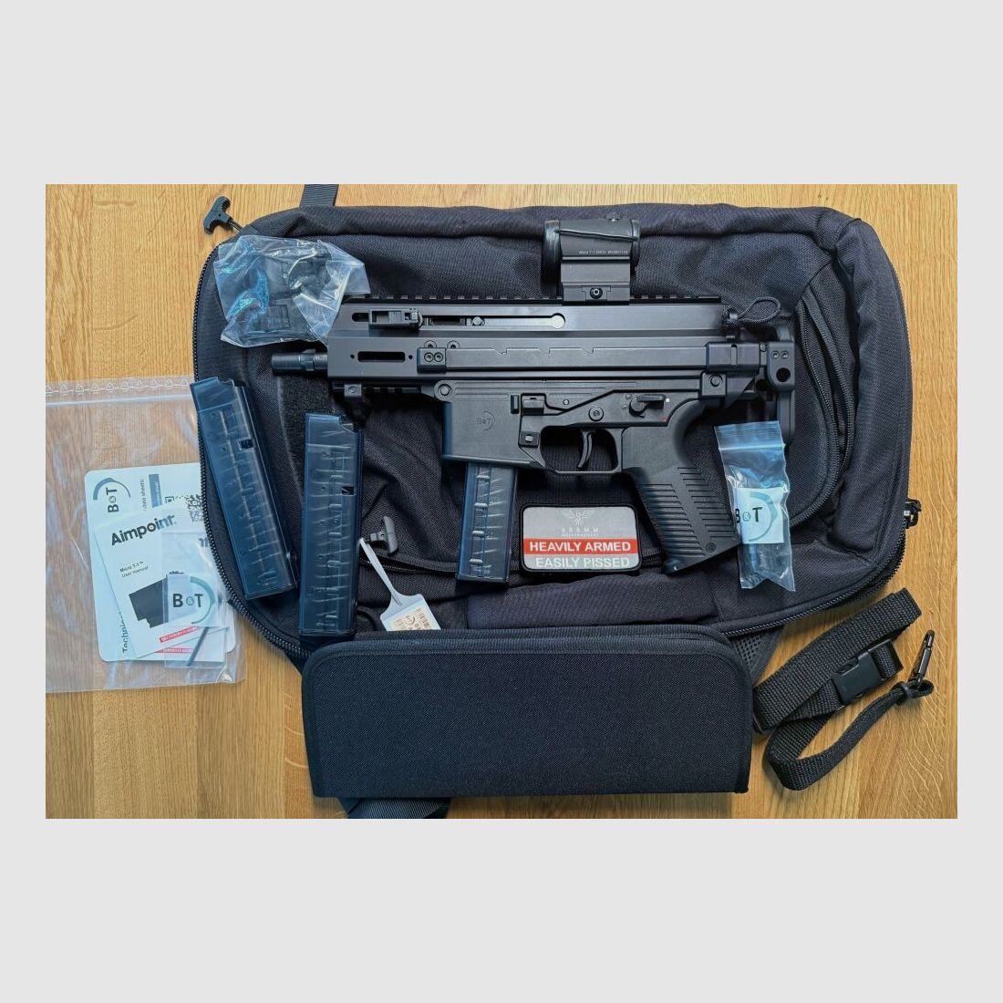 Brügger & Thomet APC9 K Pro with telescopic stock