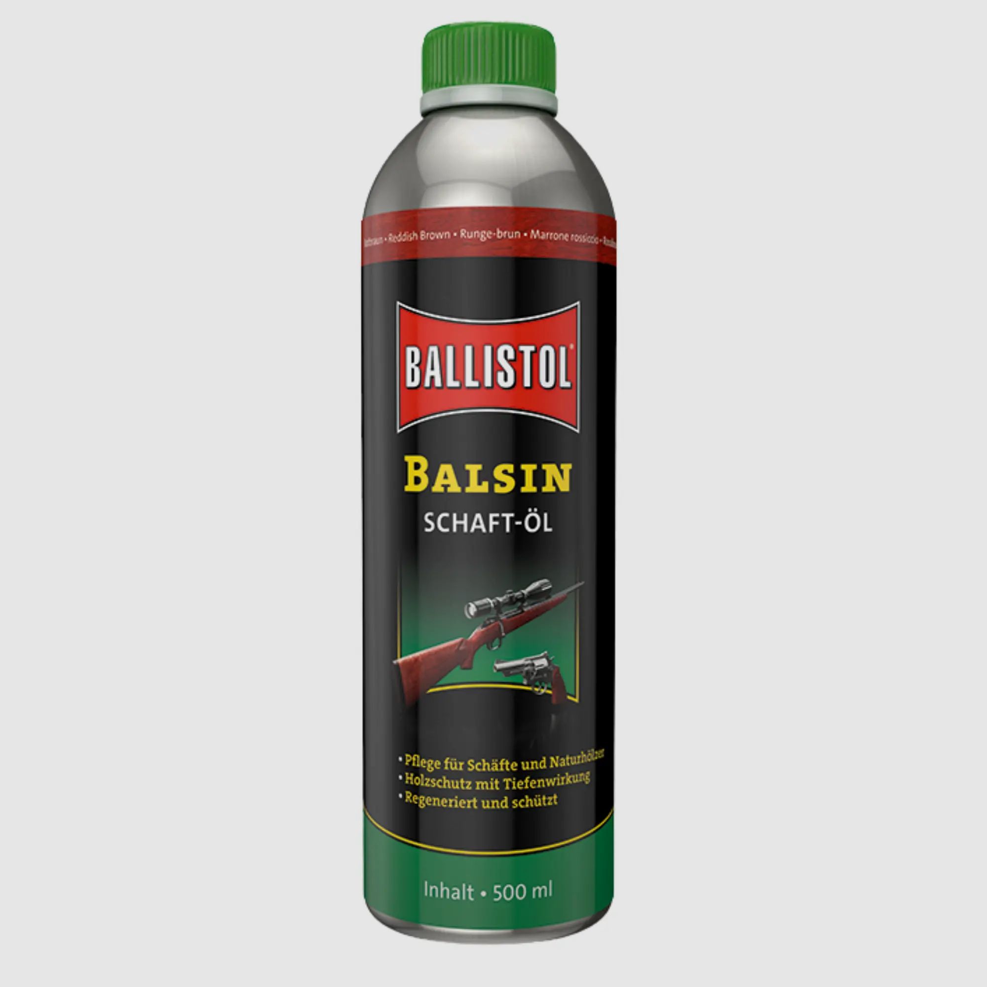 Ballistol Balsin Schaftöl Rotbraun (500 ml)