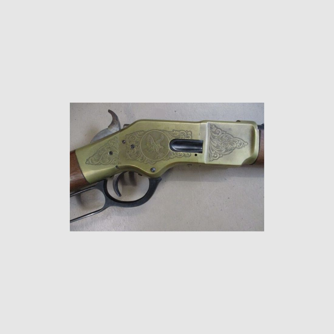 Unterhebelrepetierbüchse Hege-Uberti Mod. 66 Yellow Boy mit Gravur 66 Carbine