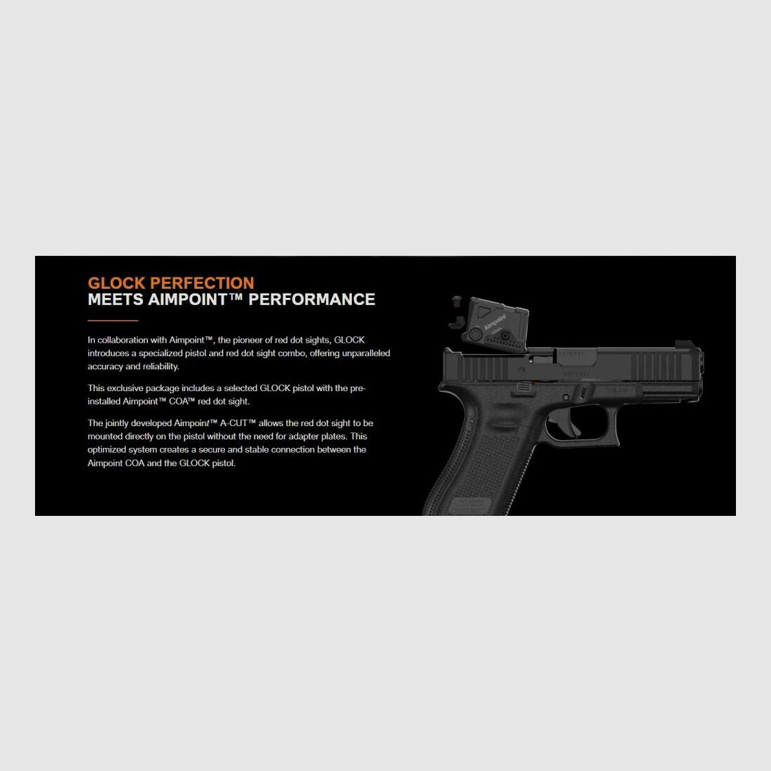 Glock Mod. 19 Gen5 A-Cut Combo
