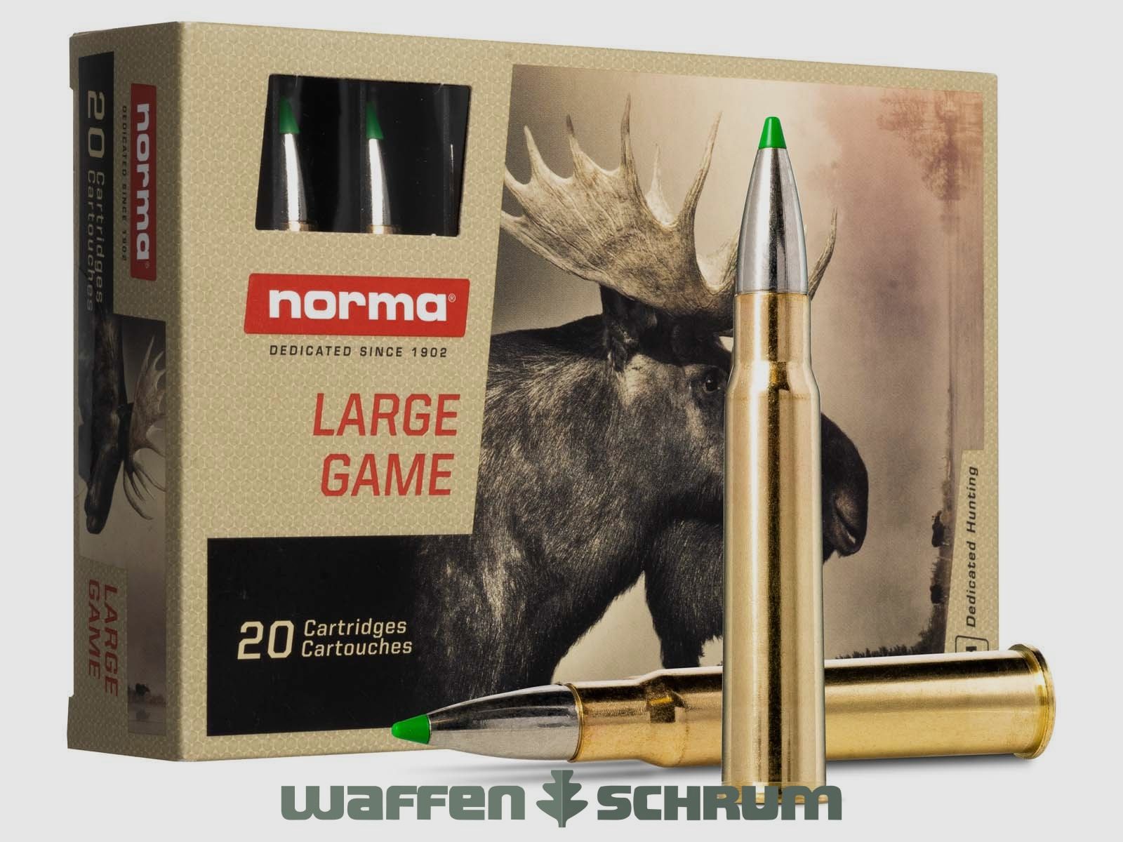 Norma 8x57JS Ecostrike 10,4g - 160gr