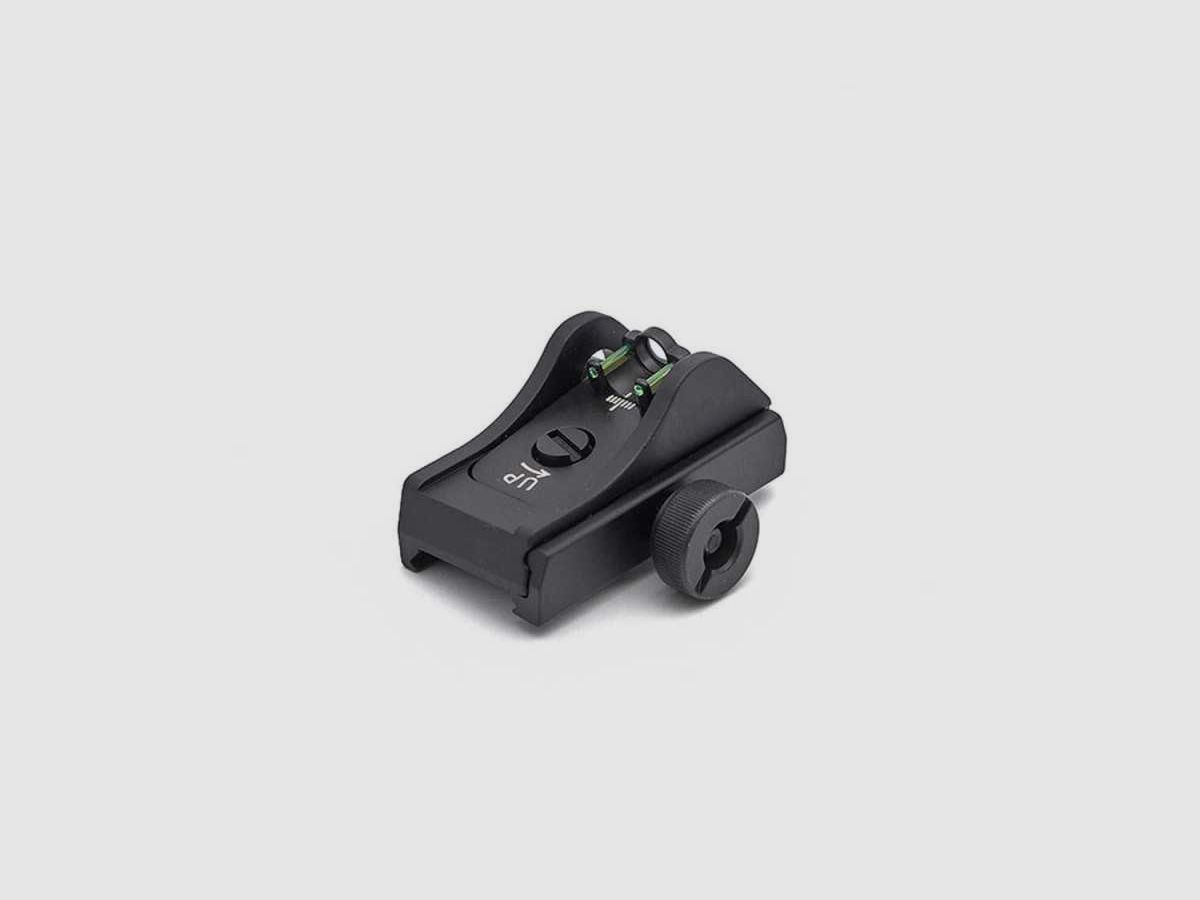 LPA BAR11WD5 Shotgun Picatinny Adjustable Rear Sight with Fiber Optic, image 2 of 3
