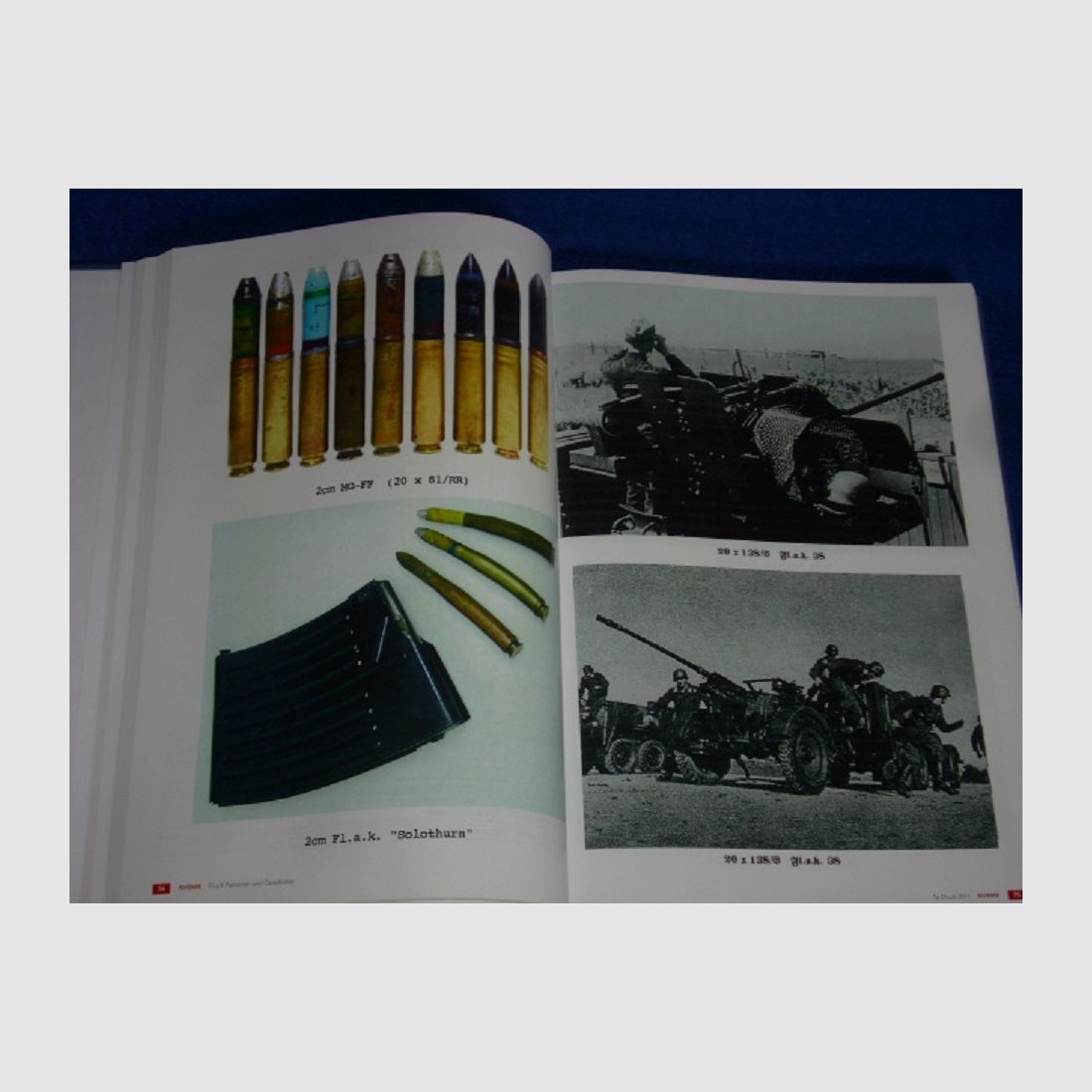 Fl.a.k cartridges en projectielen 2,0 cm tot 15,0 cm Duitsland 1935 tot 1945