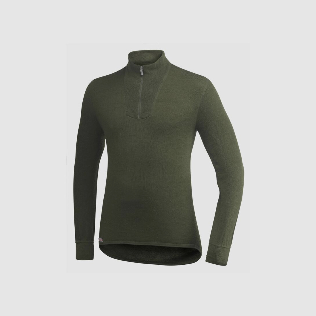 Woolpower Polo Unterhemd 400 mit RV Unisex L pine green