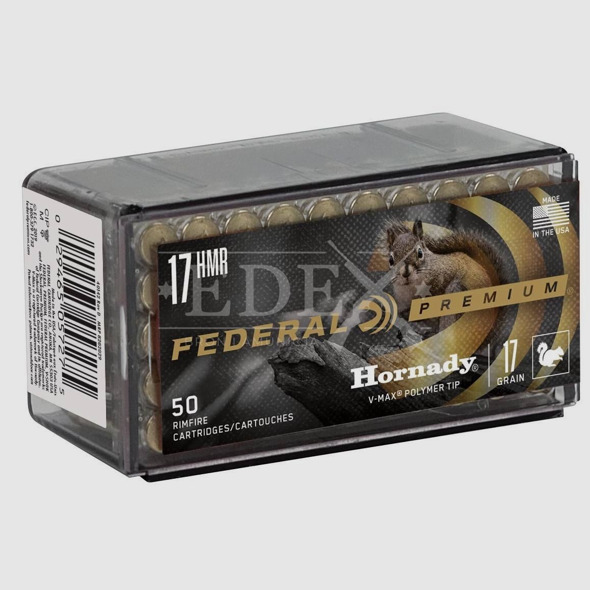 Nabój FEDERAL kal. 17HMR V-MAX 1,1g/17gr / opakowanie 50 szt.