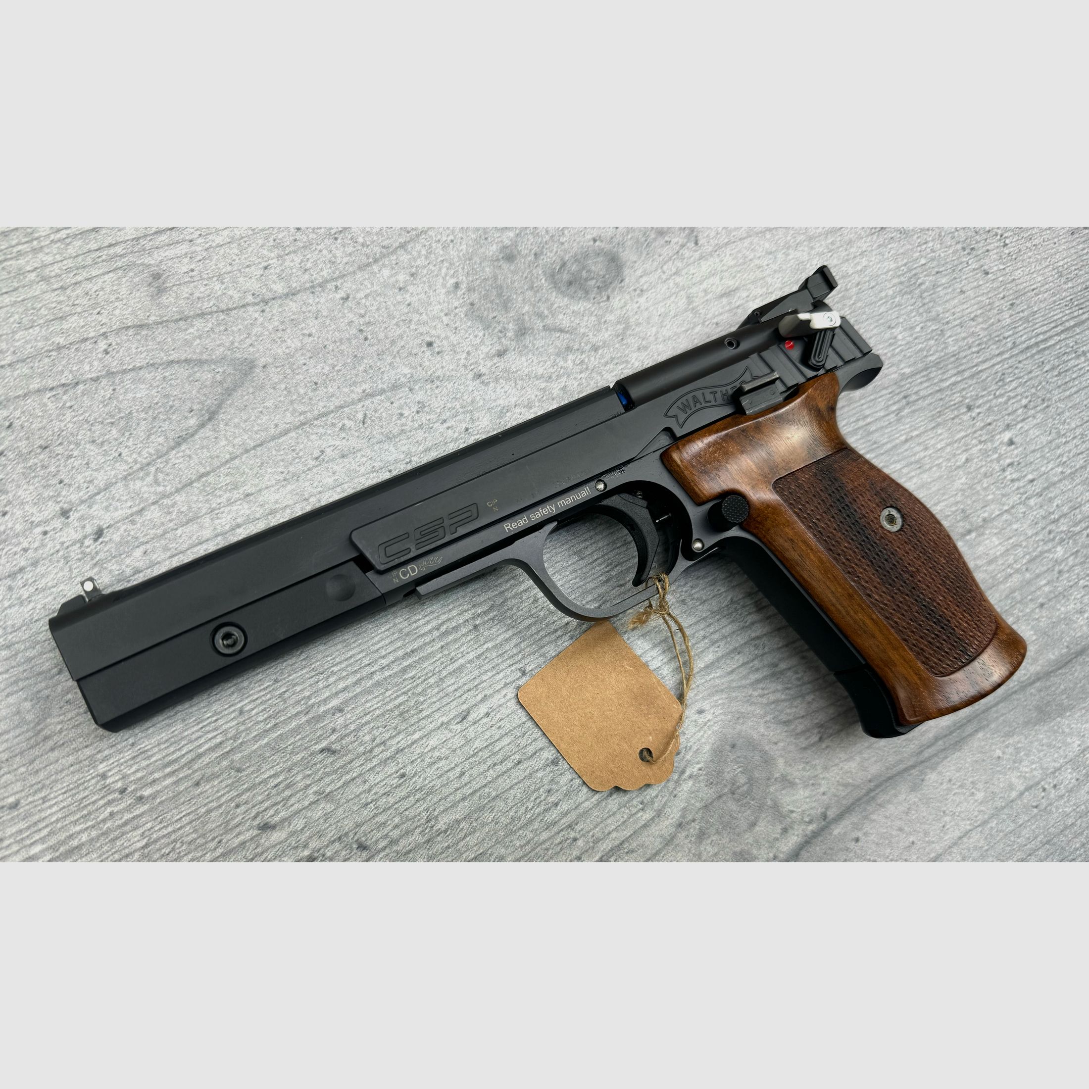 Vorführwaffe Carl WALTHER CSP Dynamic .22lr einstellbarer Matchabzug Sportpistole