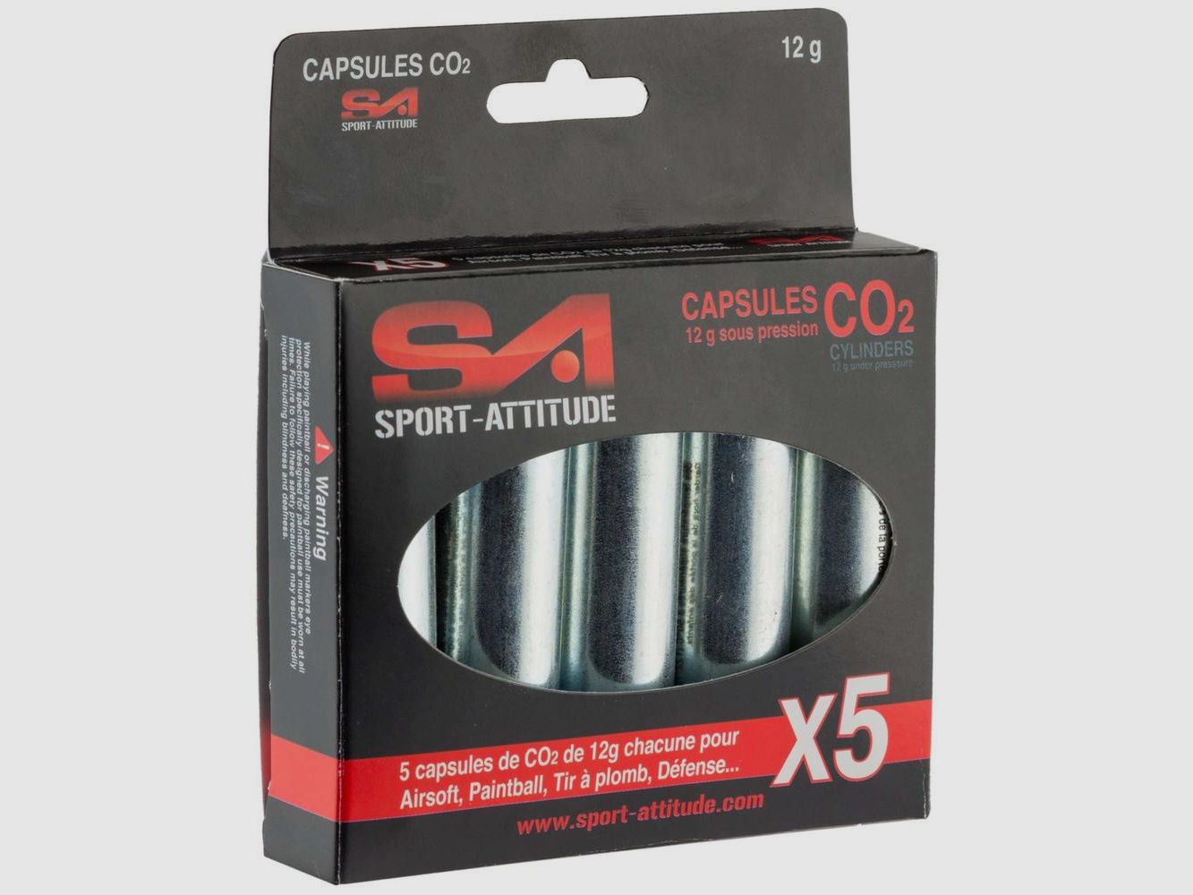 Sparclettes CO2 Bo Manufacture 12g - 5er-Pack - Leistungsstarkes und Präzises Gas für Patronen und Airsoft, Bild 4 von 4